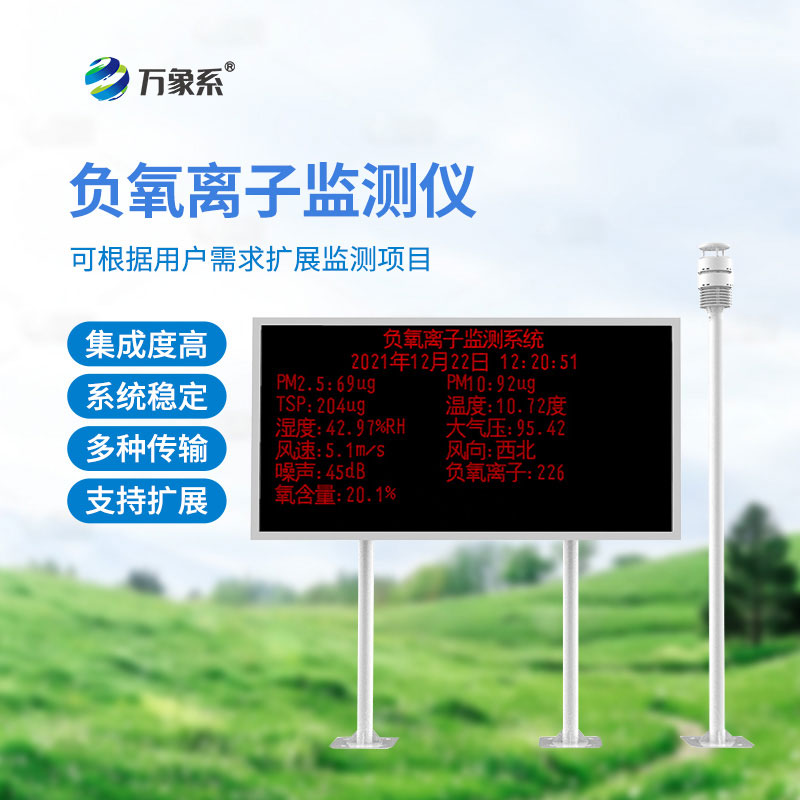 空氣負(fù)氧離子監(jiān)測(cè)站讓好空氣看得見(jiàn)