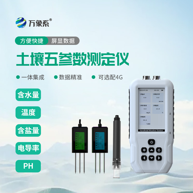 土壤溫濕度電導率含鹽量 PH 測定儀：科技賦能田間土壤科學管護
